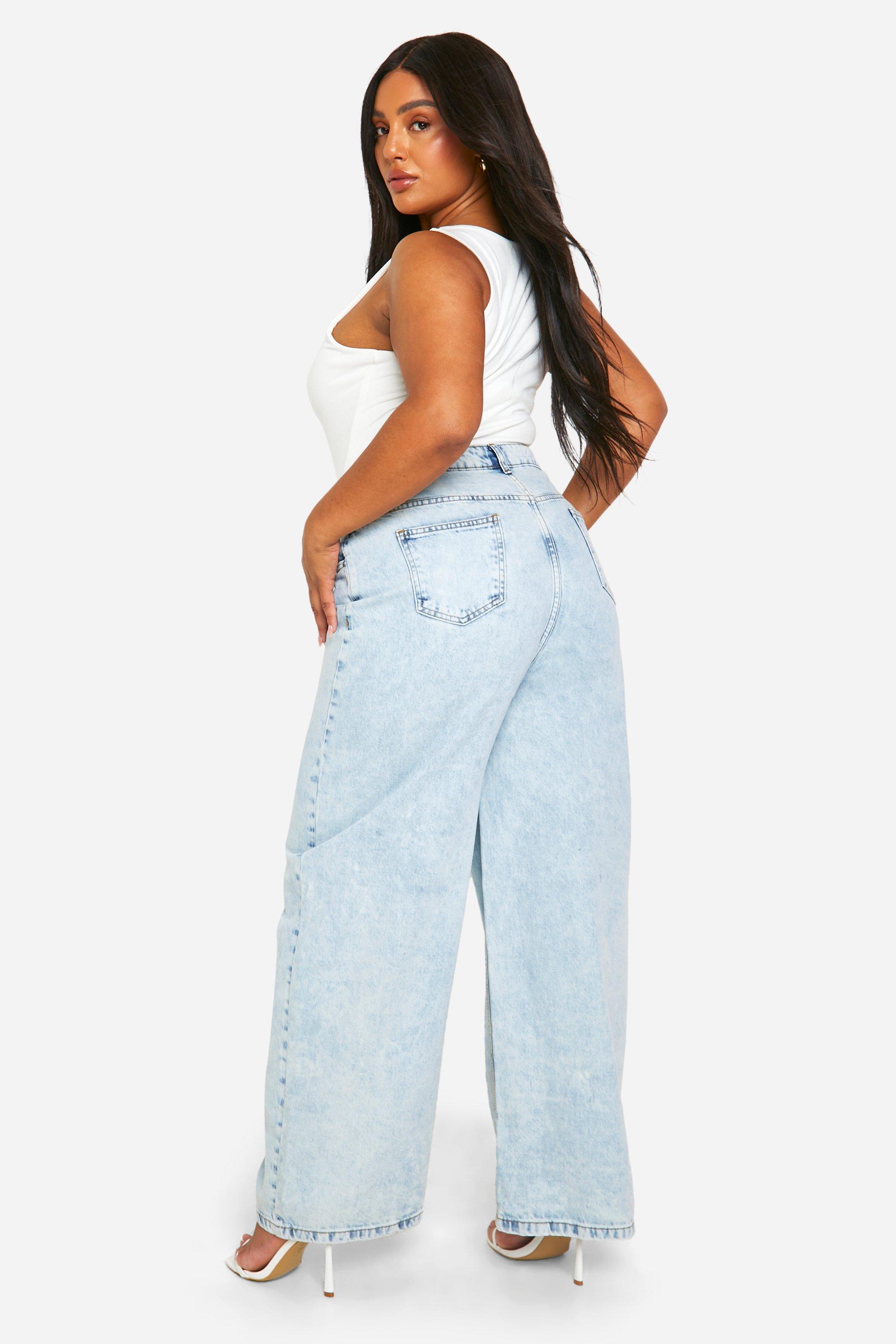 Plus Basic Straight Leg Jeans